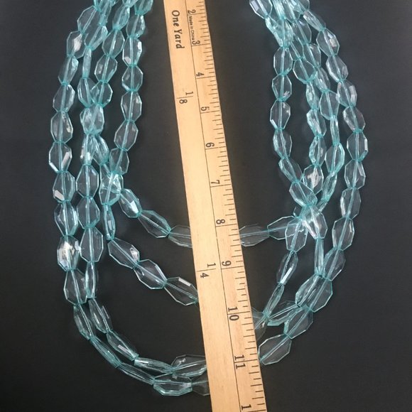 Sugarfix by Baublebar Chunky Blue Beaded Necklace - Picture 4 of 4